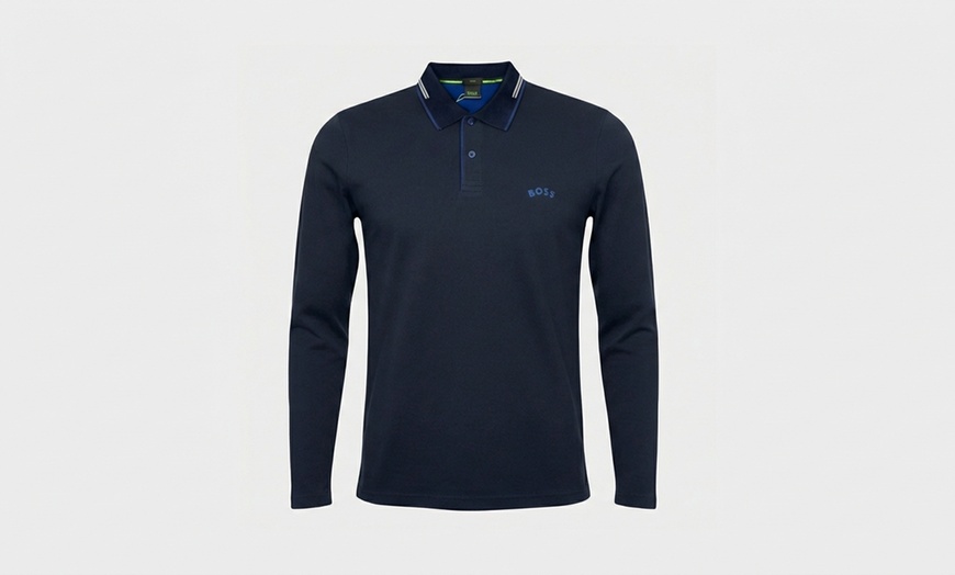 Image 5: Hugo Boss Long Sleeve Polo Shirt for Men