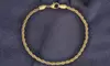 18K Gold Plated Rope Chain Ankle Bracelet