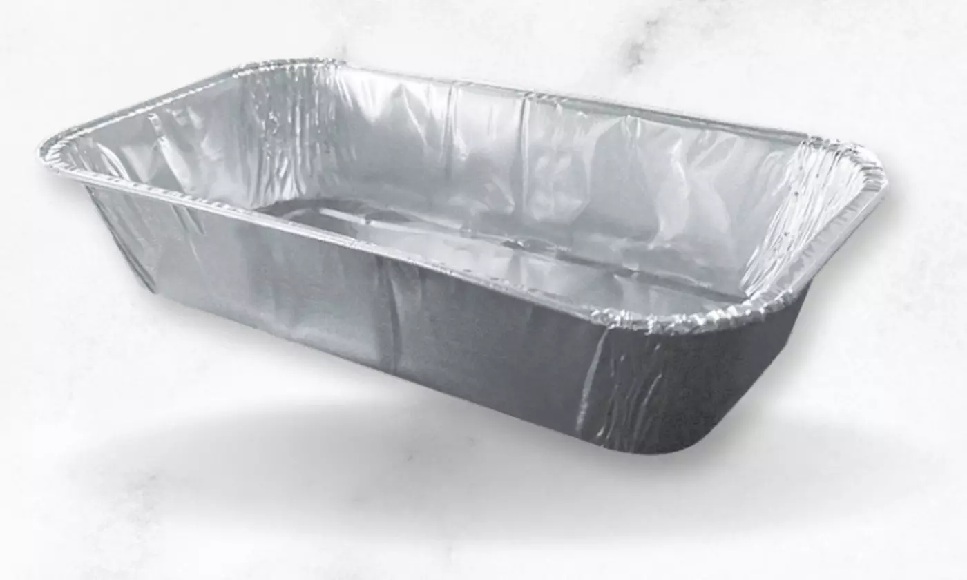 Fino a 192 contenitori in alluminio per alimenti