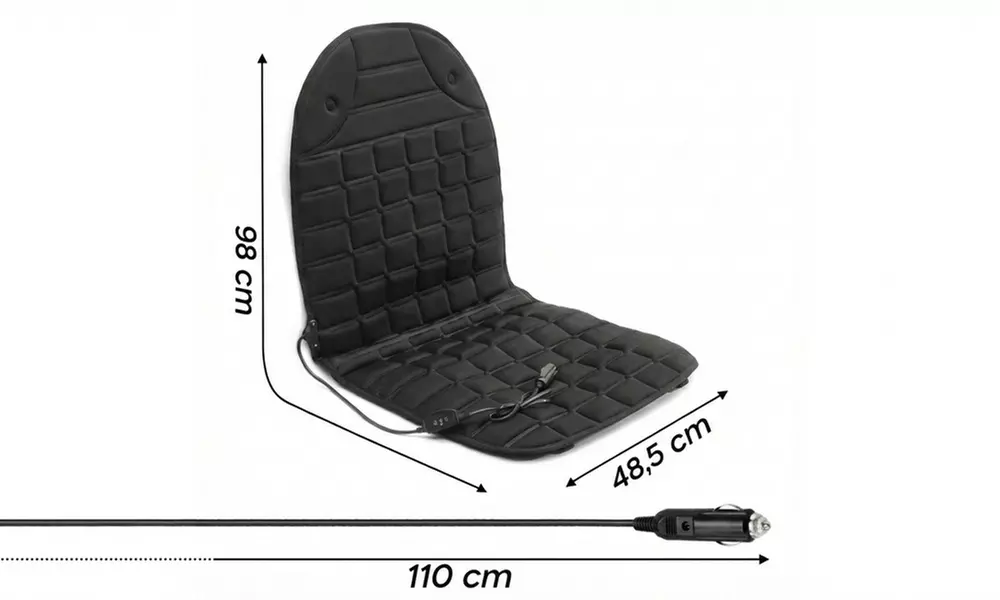 Beheizbarer Sitzbezug für Fahrzeuge