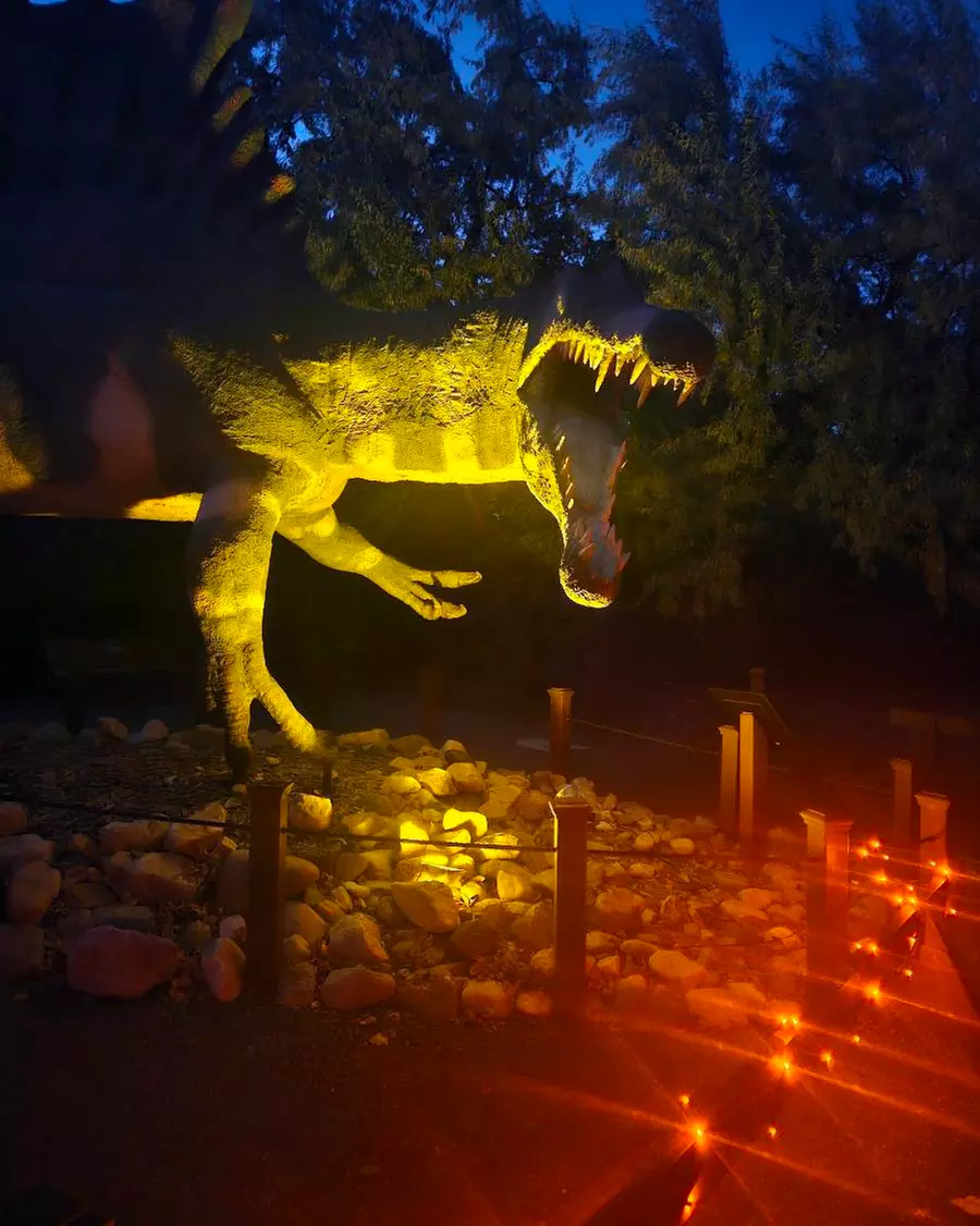 Admission to the Annual Dinos in the Dark Halloween Event; For All Age