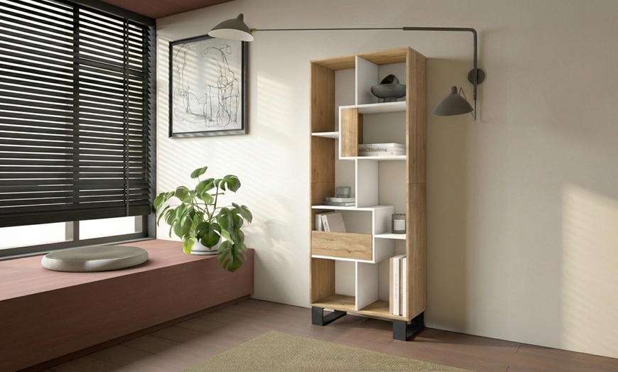 Image 53: Multi-Position Designer Bookcase