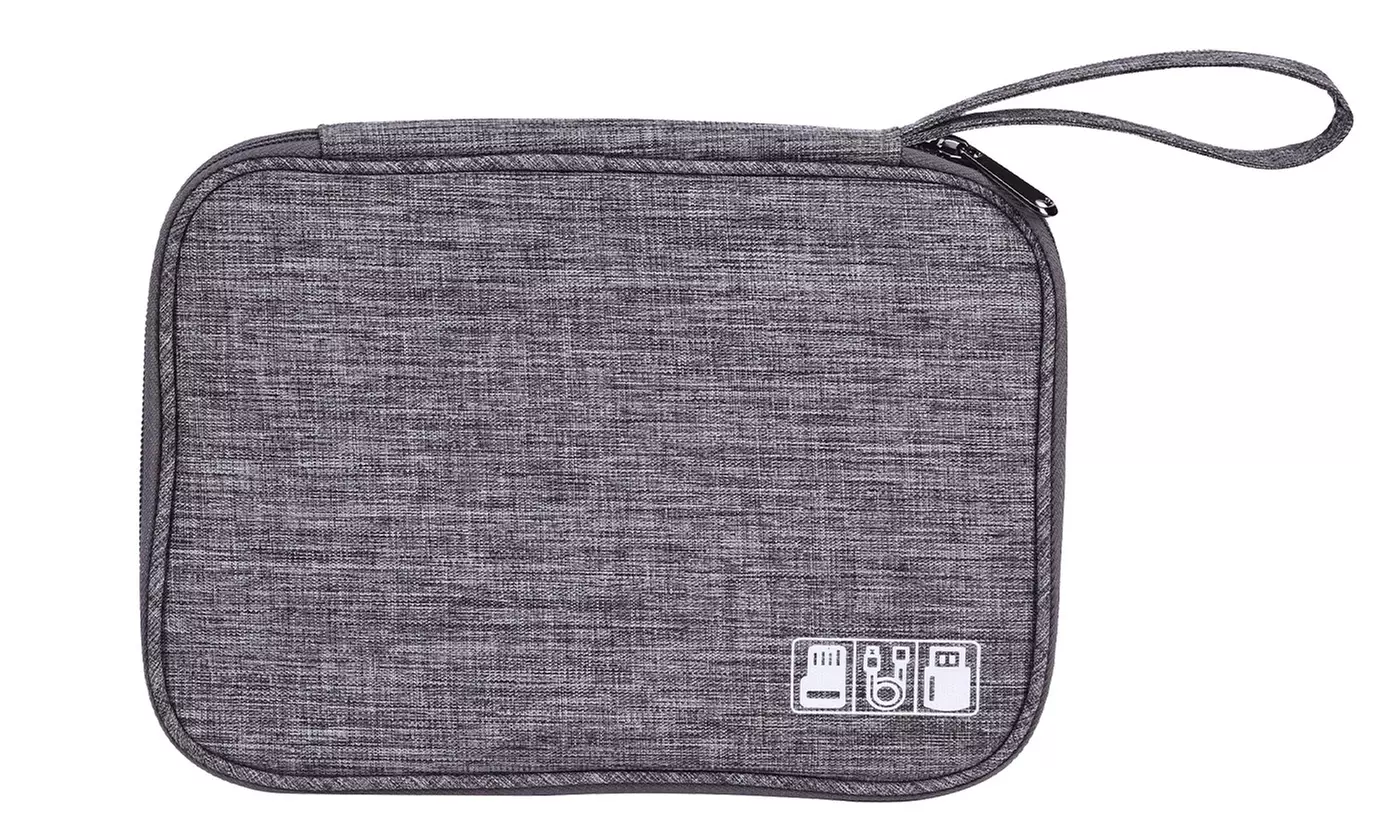 Electronic Organizer Travel Cable Organizer Bag for Hard Drives, Cables, Charger