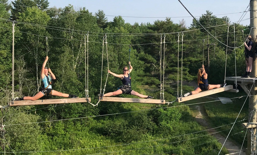 Image 6: Aerial Ropes Course, Zip Lines & Giant Swing at Monkey C Monkey Do, ME