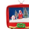 Image 2: Decoración navideña con forma de TV, con luces, música y movimiento