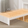 Image 6: HomCom Storage Bed with Two Drawers in Durable Pine Wood Design