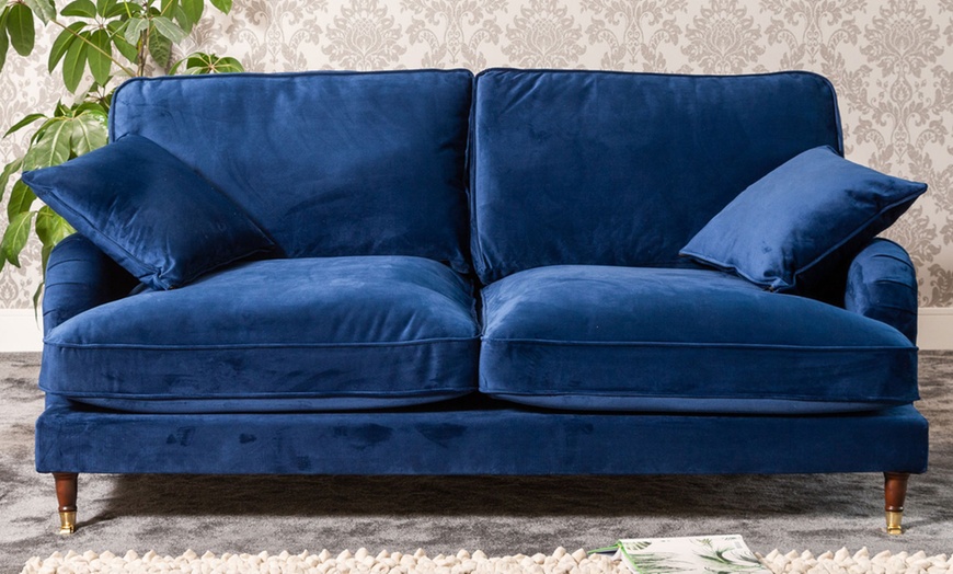 Image 10: Callaway Velvet Sofa Selection