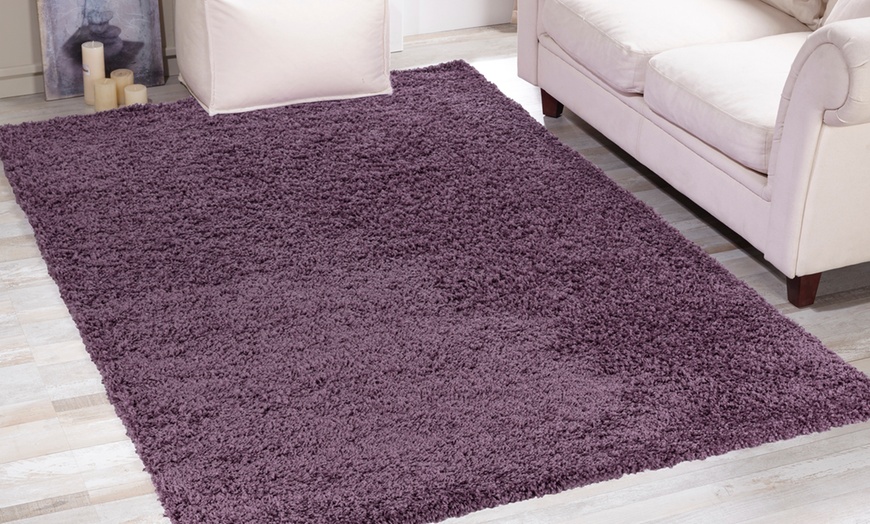 Image 13: Modern Luxury Shaggy Rug – Luxurious Soft Thick Pile