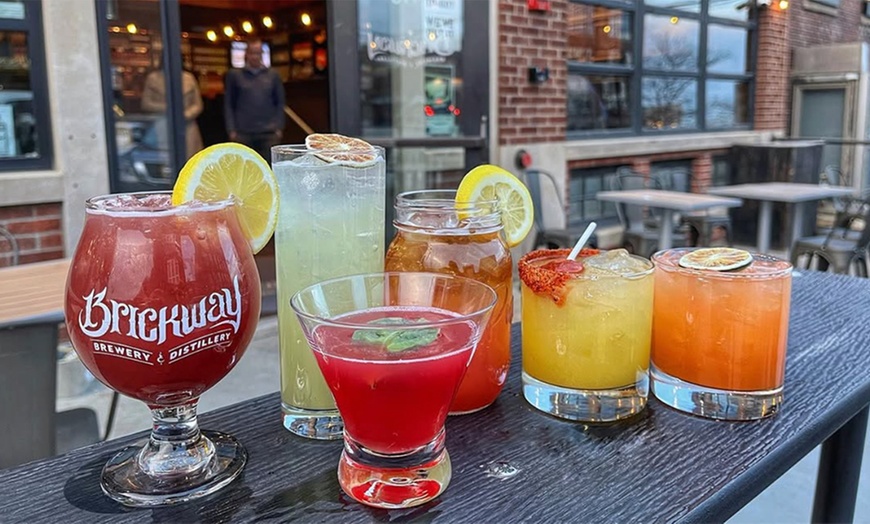 Image 3: Cocktails or 16 oz Beers & 1-L Bottles of Vodka to Take Home