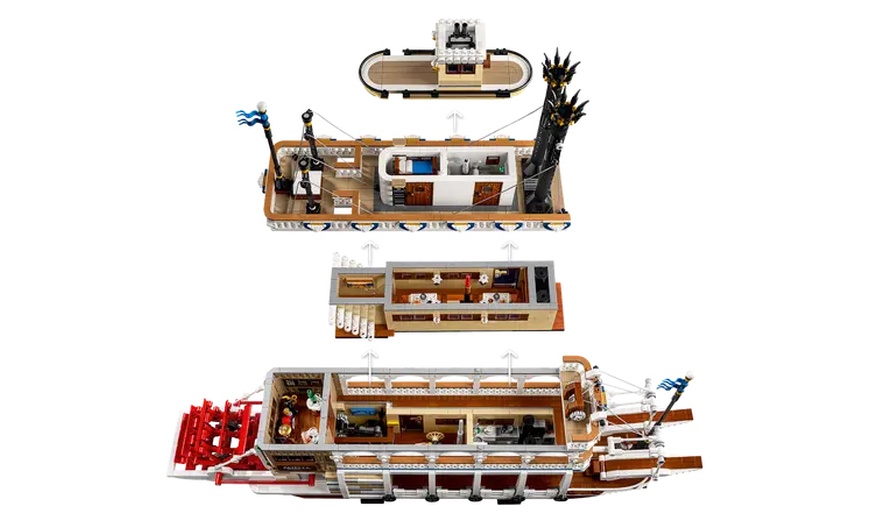 Image 3: LEGO Ideas River Steamboat (21356)