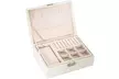 2 Layer Jewelry Box for Women Girls - Jewelry Storage Case Organizer with Lock - Second Medium