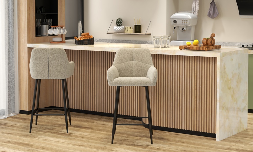 Image 14: Juego de 2 taburetes altos