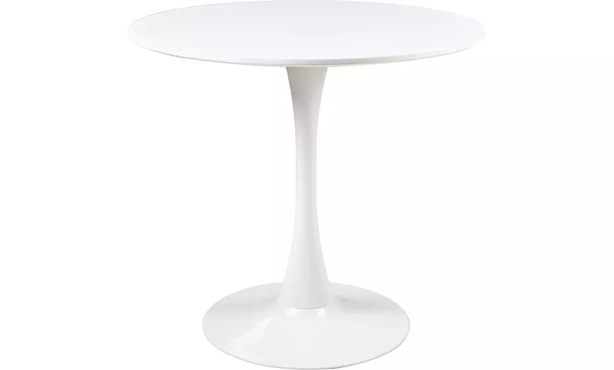Image 5: Tavolo rotondo Modello Party 80x80cm, Bianco o Nero