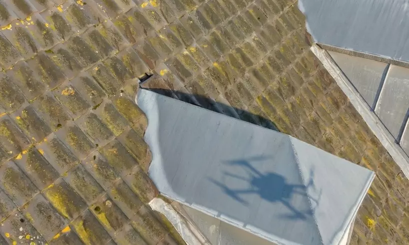Bouwkundige inspectie van je huis met een drone, meerdere opties