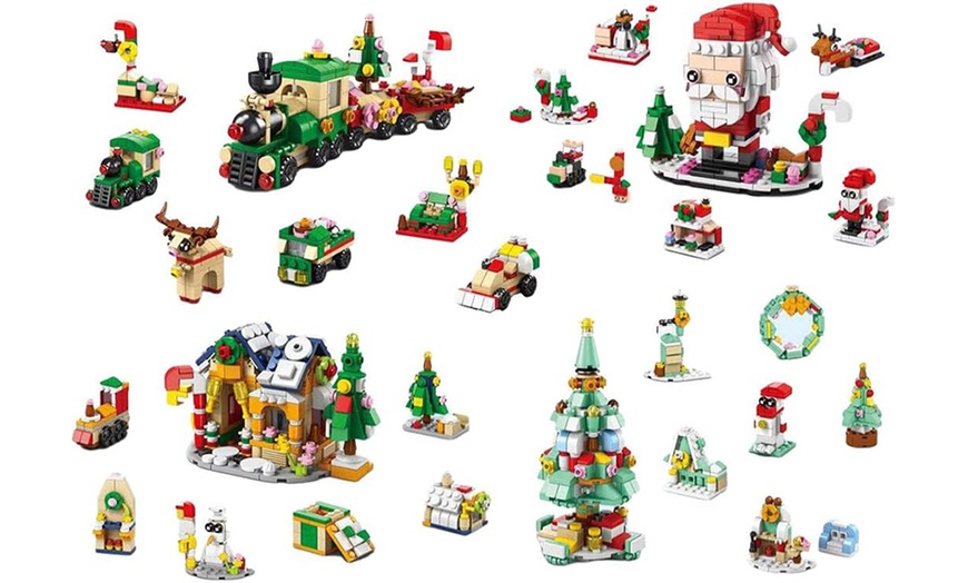 Image 6: Christmas Advent Calendar Building Blocksx1 or x2 – Tree or Nutcracker