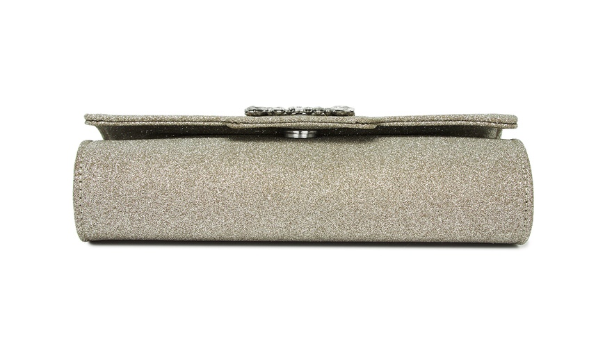 Image 11: Miss Lulu Crystal-Embellished Evening Clutch