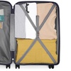 Image 28: KONO Three-Piece PP Hard Shell Suitcases With TSA Lock