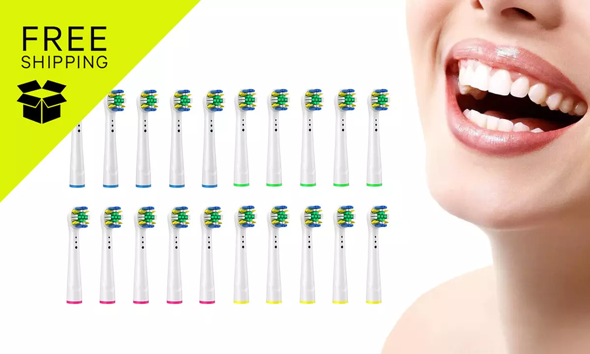 20Pcs Brush Heads for OralB: 20Pcs (Up to 67% Off) - Primary Image