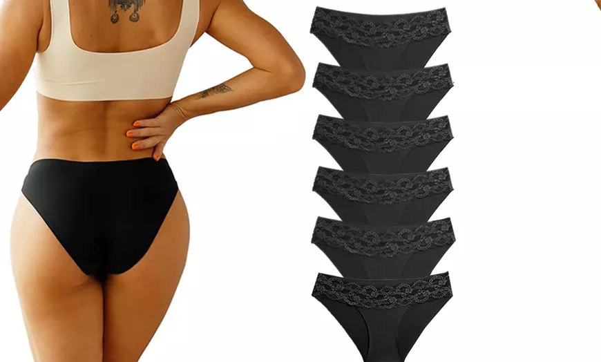 Image 2: Pack de 6 o 12 braguitas para mujer 