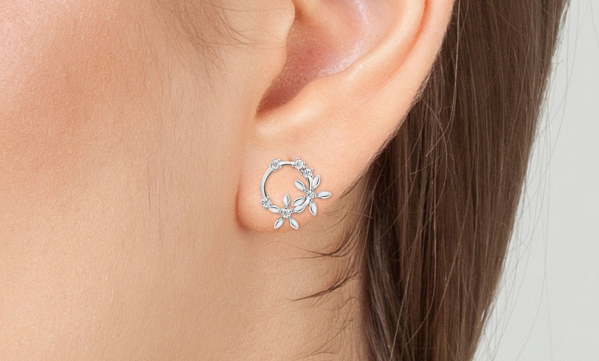 Image 7: Pendientes decorados con cristales brillantes, de SC Crystal