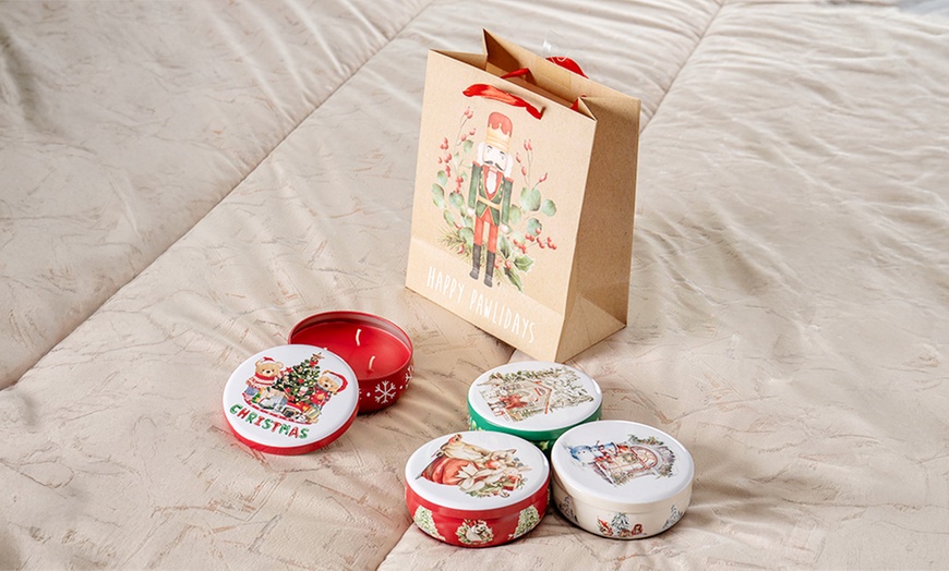 Image 1: Cadeauverpakking geurkaarsen