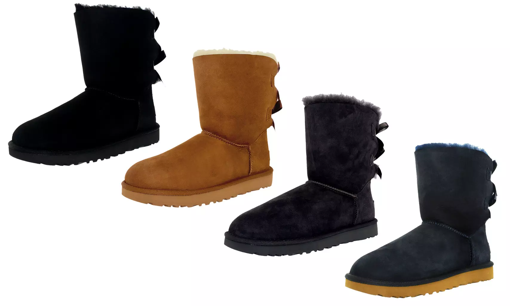 Ugg Women's Bailey Bow II Ankle-High Suede Snow Boot - Primary Image