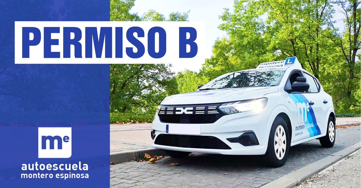 Curso del permiso B con clases teóricas y prácticas en una autoescuela de Madrid