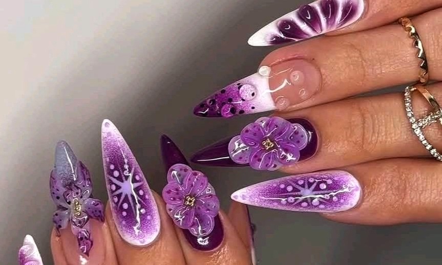 Up to 50% Off on Nail Salon - Mani-Pedi at Fancy hair & nail salon