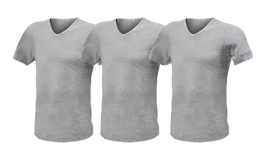 Image 10: Pack T-shirt col V Sergio Tacchini