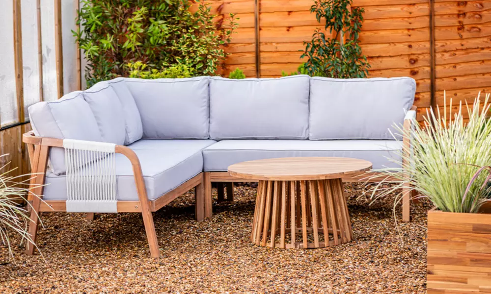 Garden Gear - Acacia Eleni Corner Sofa Set