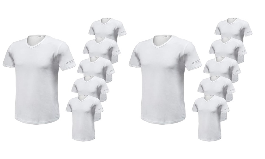 Image 7: Pack T-shirt col V Sergio Tacchini