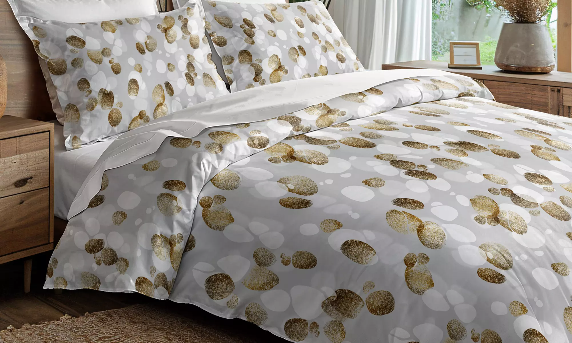 Parure de couette 3 pièces "Louna" d'Univers Décor