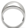 Image 4: Womens High Polished Stainless Steel Classic Tapered Band Fashion Ring