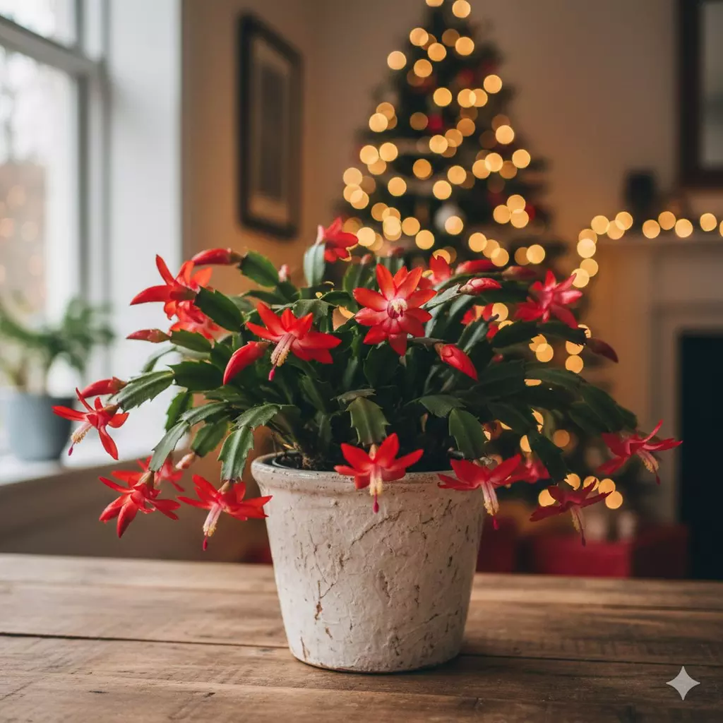 4" and 6" Christmas Cactus in Red and White with Free Shipping - Indoor and Outdoor Christmas Plants (Up to 10% Off)