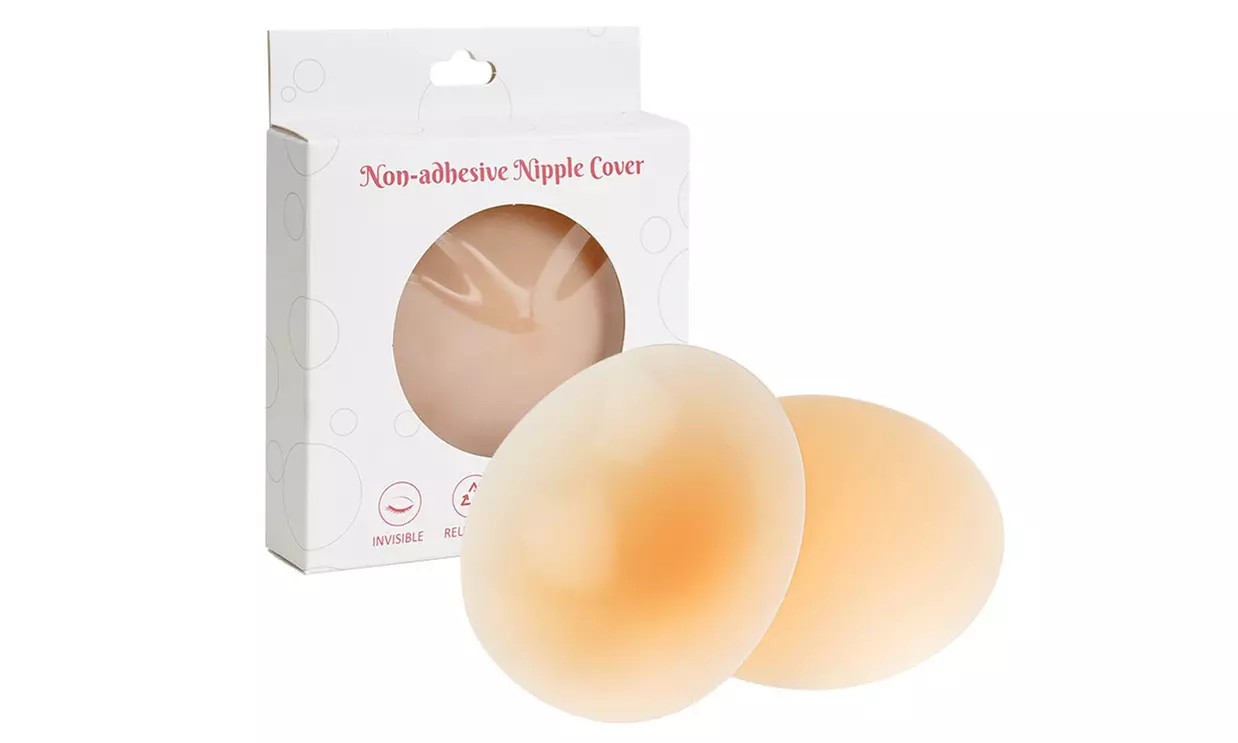 Invisible Silicone Nipple Pasties Reusable Self-Adhesive Breast Covers