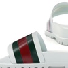 Image 2: Gucci Men’s Web Slides – Rubber Comfort | Multiple Sizes Available