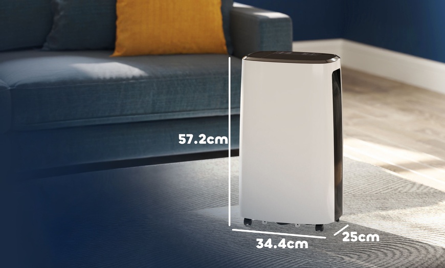 Image 3: HOMCOM 16L/Day Dehumidifier