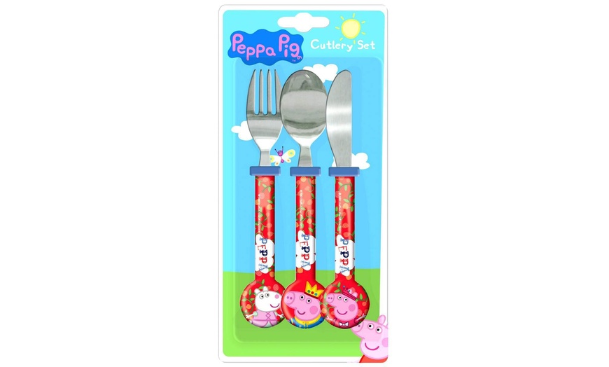 Image 5: 3-Piece Kids Licensed Cutlery Set