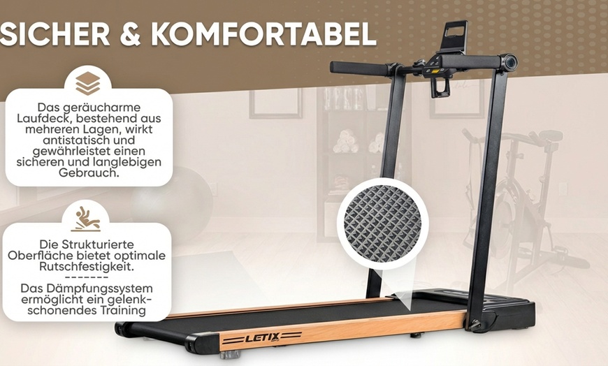 Image 5: Tapis roulant 2-in-1 “FoldPro” di LetixSports®