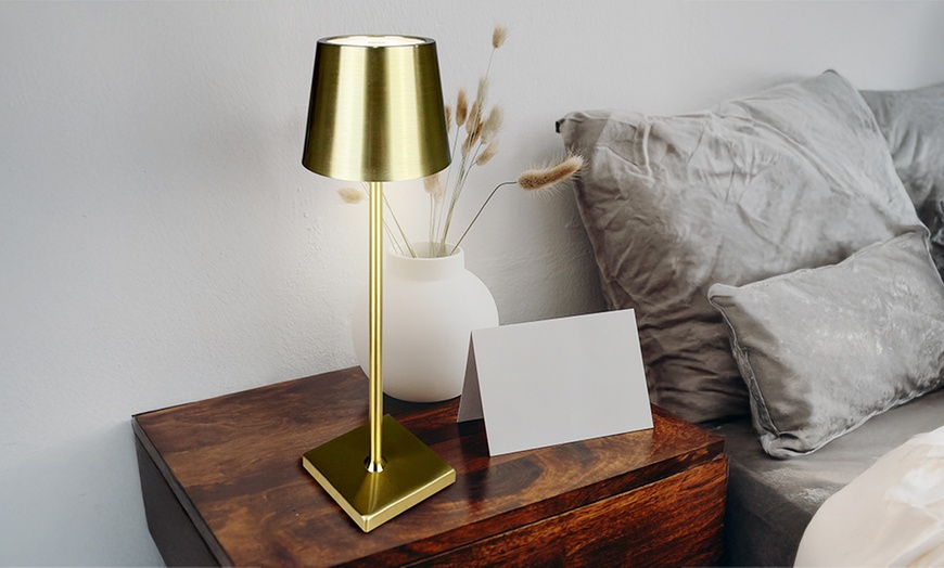 Image 33: Set van 2 led tafellampen collectie