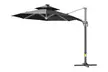 Outsunny 3m Cantilever Roma Parasol with LED Solar Lights - Image 4