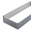 Image 7: 2.4m Sectioned Metal Raised Garden Bed