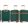 Image 12: Kono Hard Shell Suitcase One or 3-Piece Set