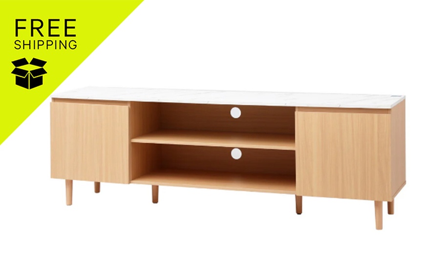 Image 1: Artiss TV Cabinet Entertainment Unit Stand