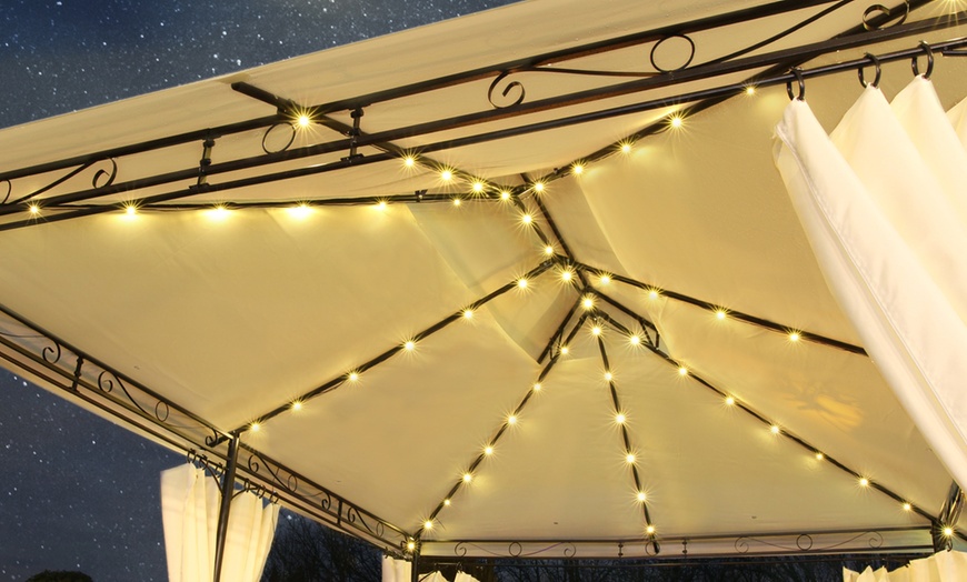 Image 2: Solar-Powered LED Gazebo