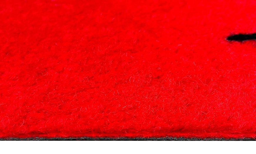 Image 7: 1x oder 2x Fußmatte mit weihnachtlichem Snoopy-Motiv