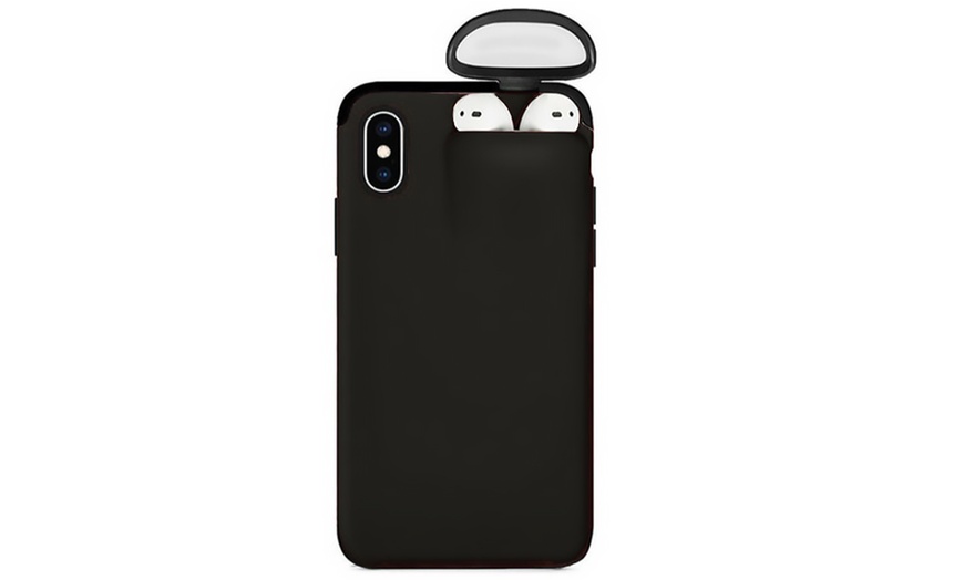 Image 2: Phone Case with AirPods Holder