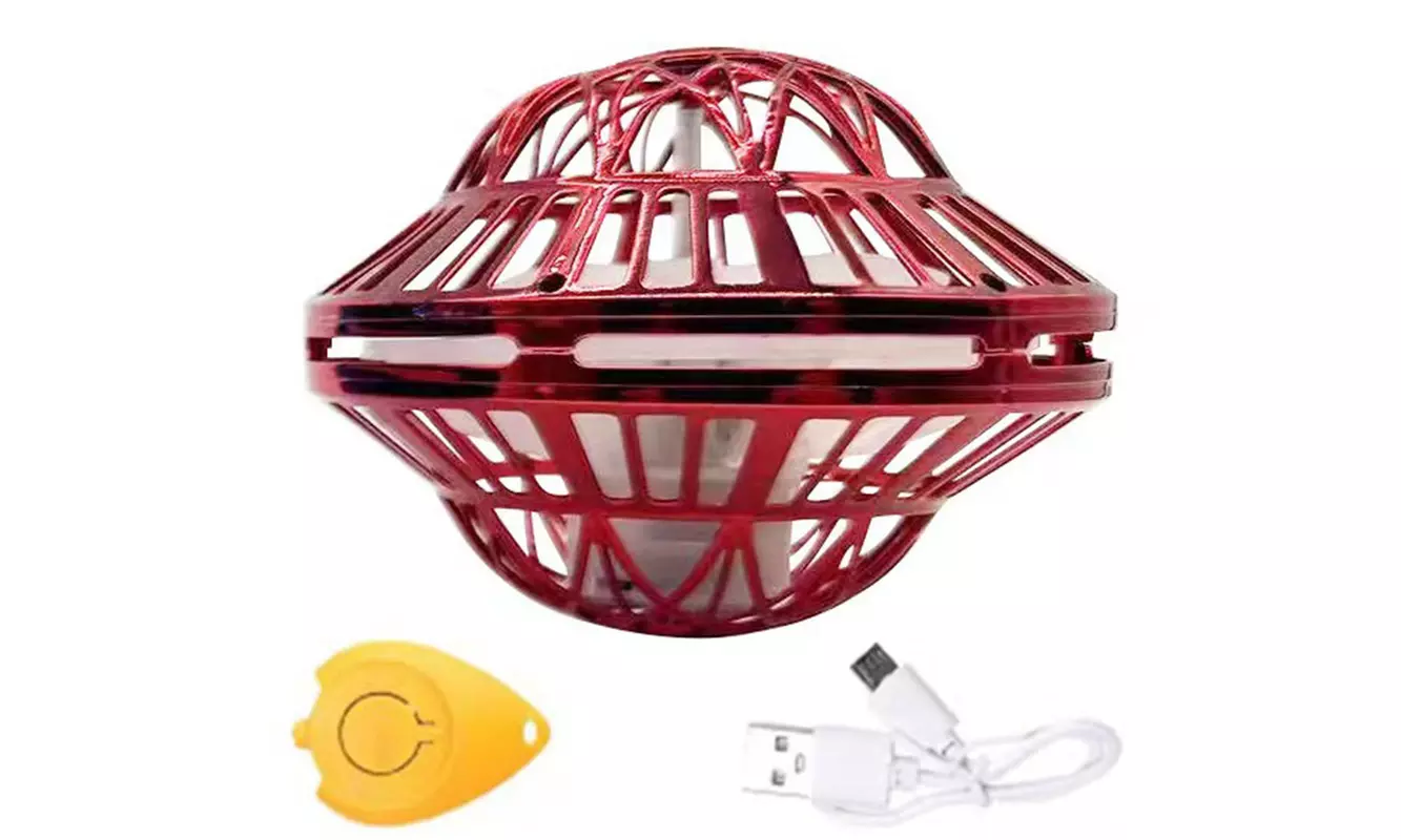 Boomerang-Flugball mit LED-Beleuchtung