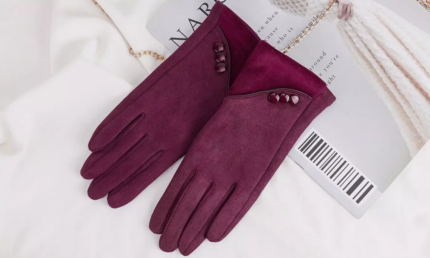 Itbelongs2u Women's Winter Gloves Fleece Lined with Touchscreen Tips
