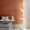 Image 1: Spiral LED Floor Lamp with Foot Switch